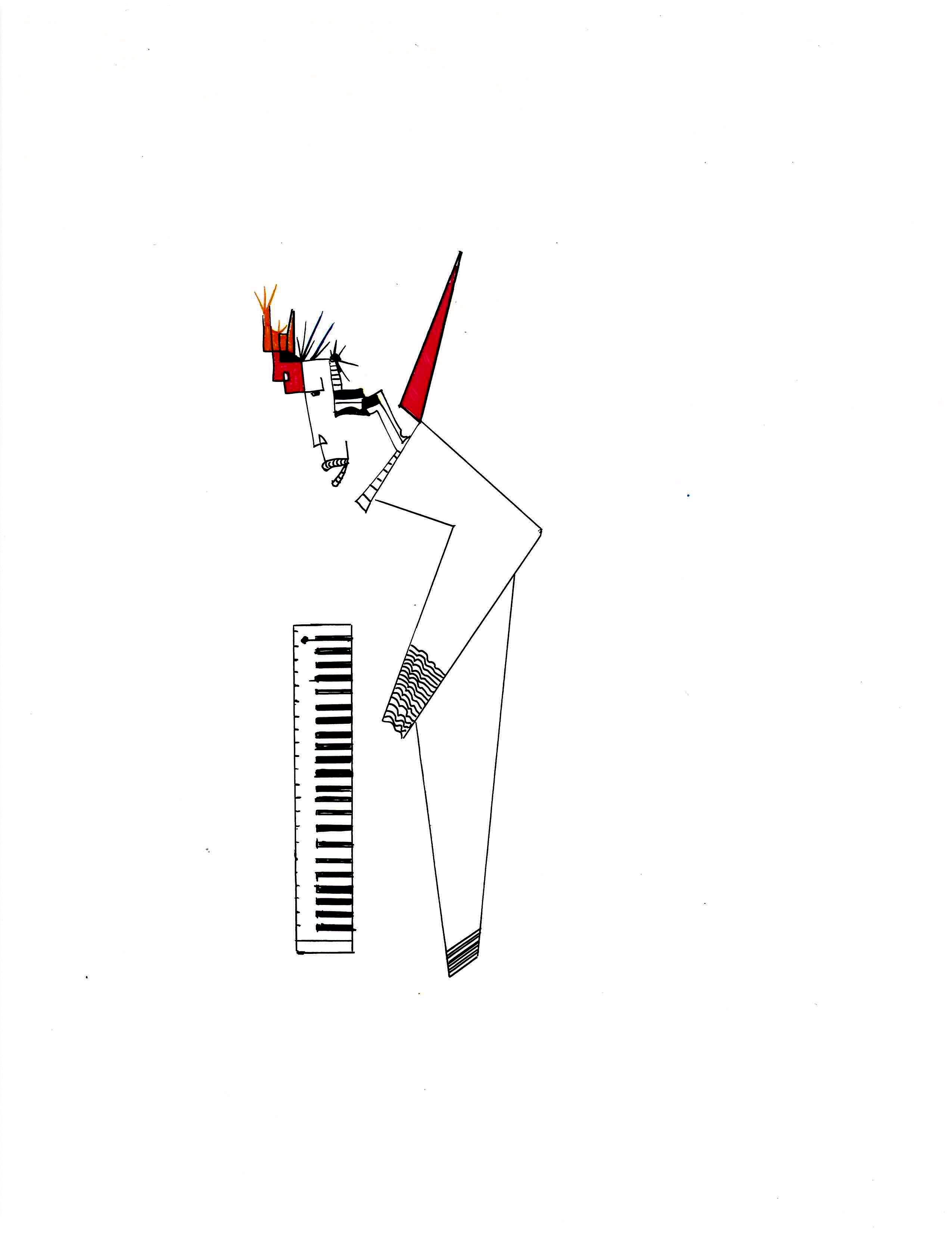 The Pianist – Surreal Music Art Print