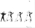 Tango dancers